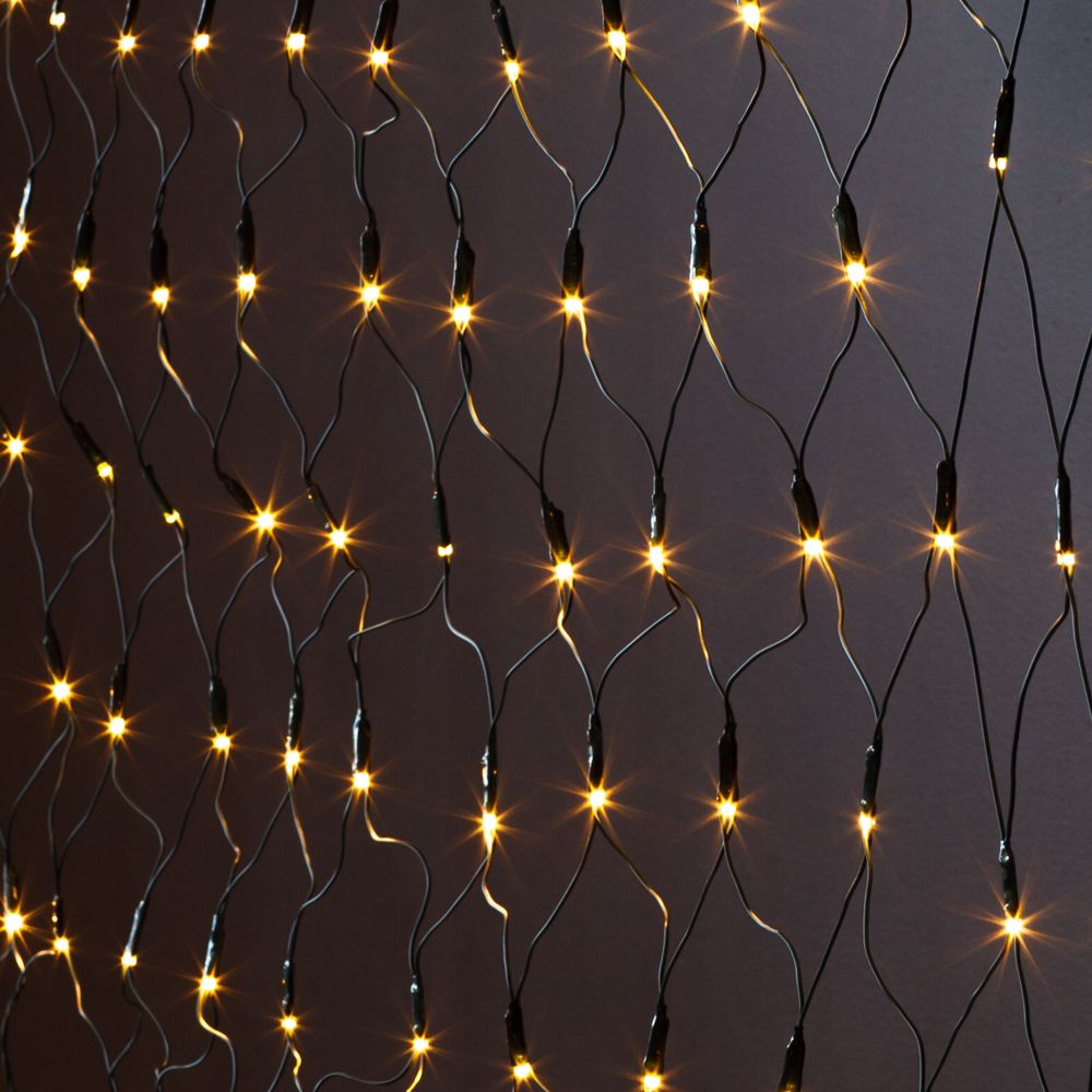 160 LED lampiņu virtene - tīkls SAGI