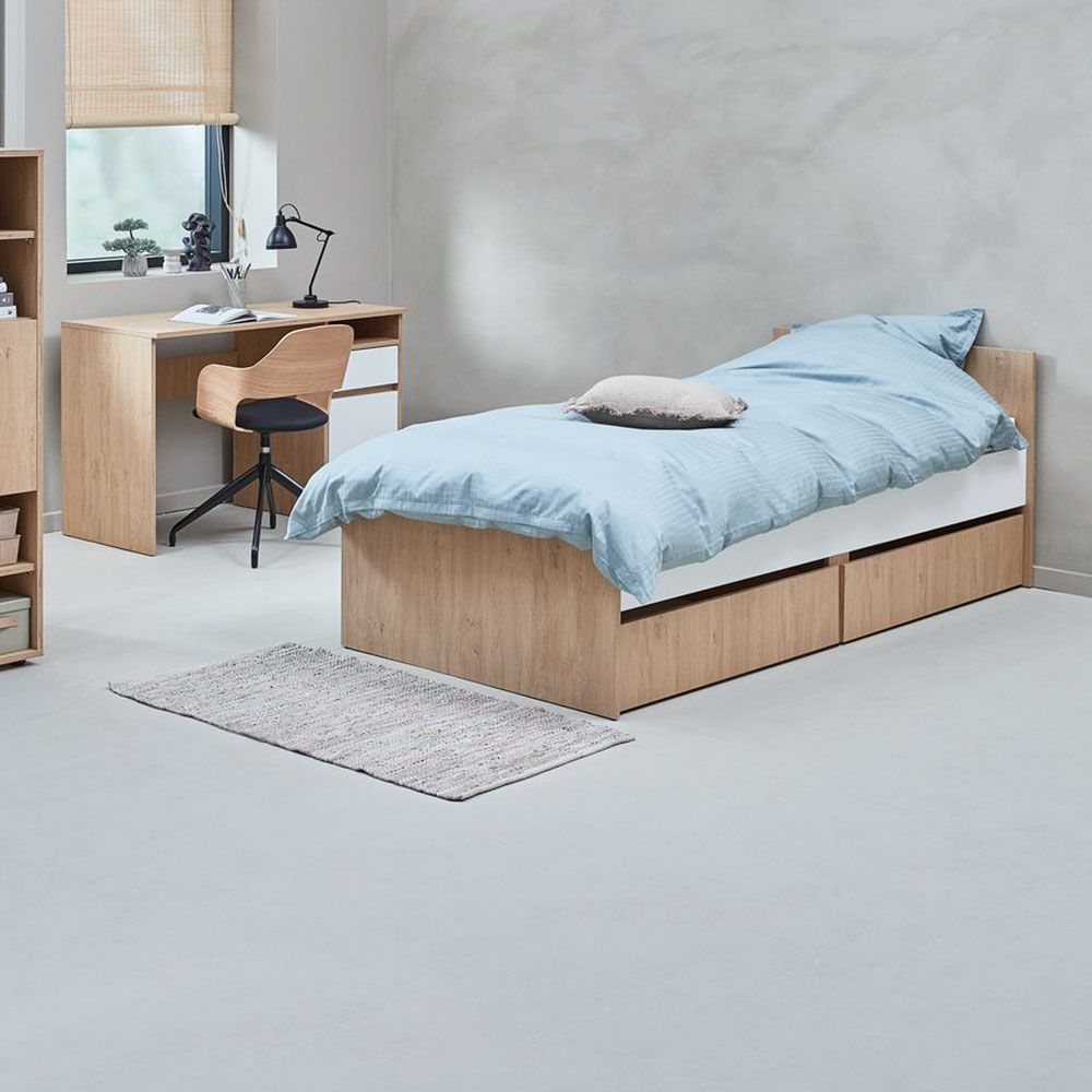 Gultas rāmis BILLUND 99x205x75cm (guļvieta 90x200cm) - JYSK - Vienmēr ...