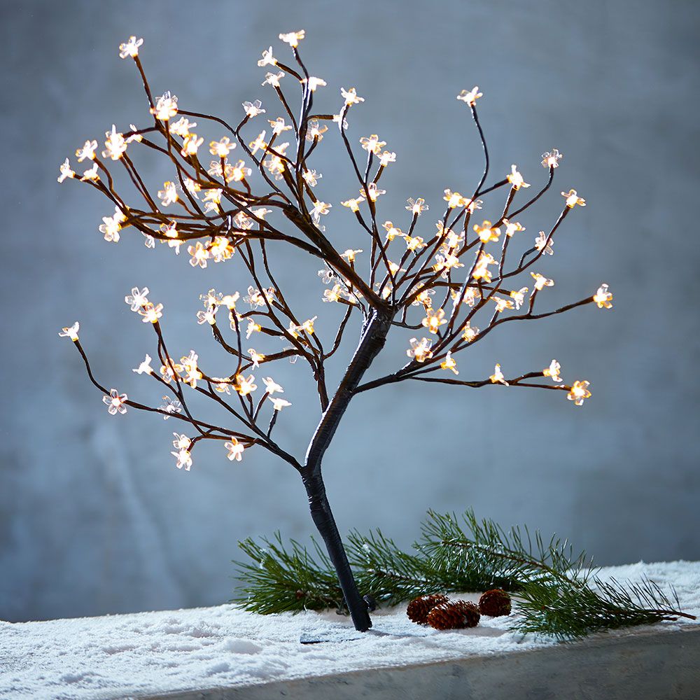 128 LED gaismas dekorācija–koks HEIMDAL