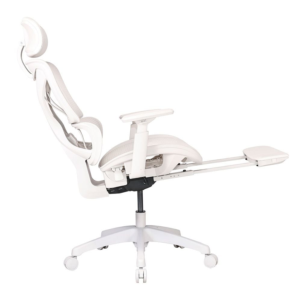 Ergonomisks datorspēļu krēsls ar kāju balstu GERLEV