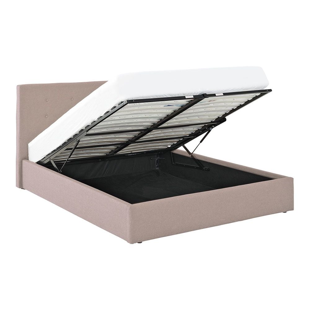 Gultas rāmis ALNOR ar veļas kasti 109 x 217 x 112 cm (guļamplatība: 90 ...