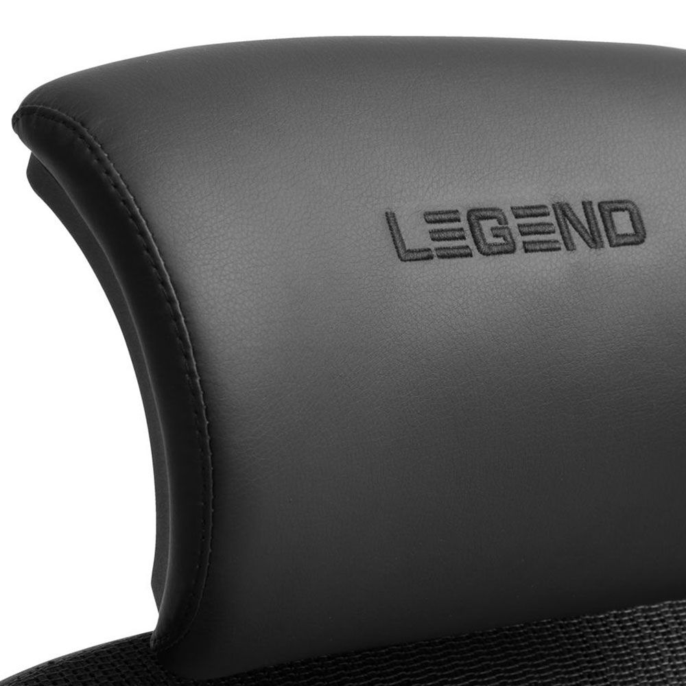 Ergonomisks datorspēļu krēsls ar kāju balstu GERLEV