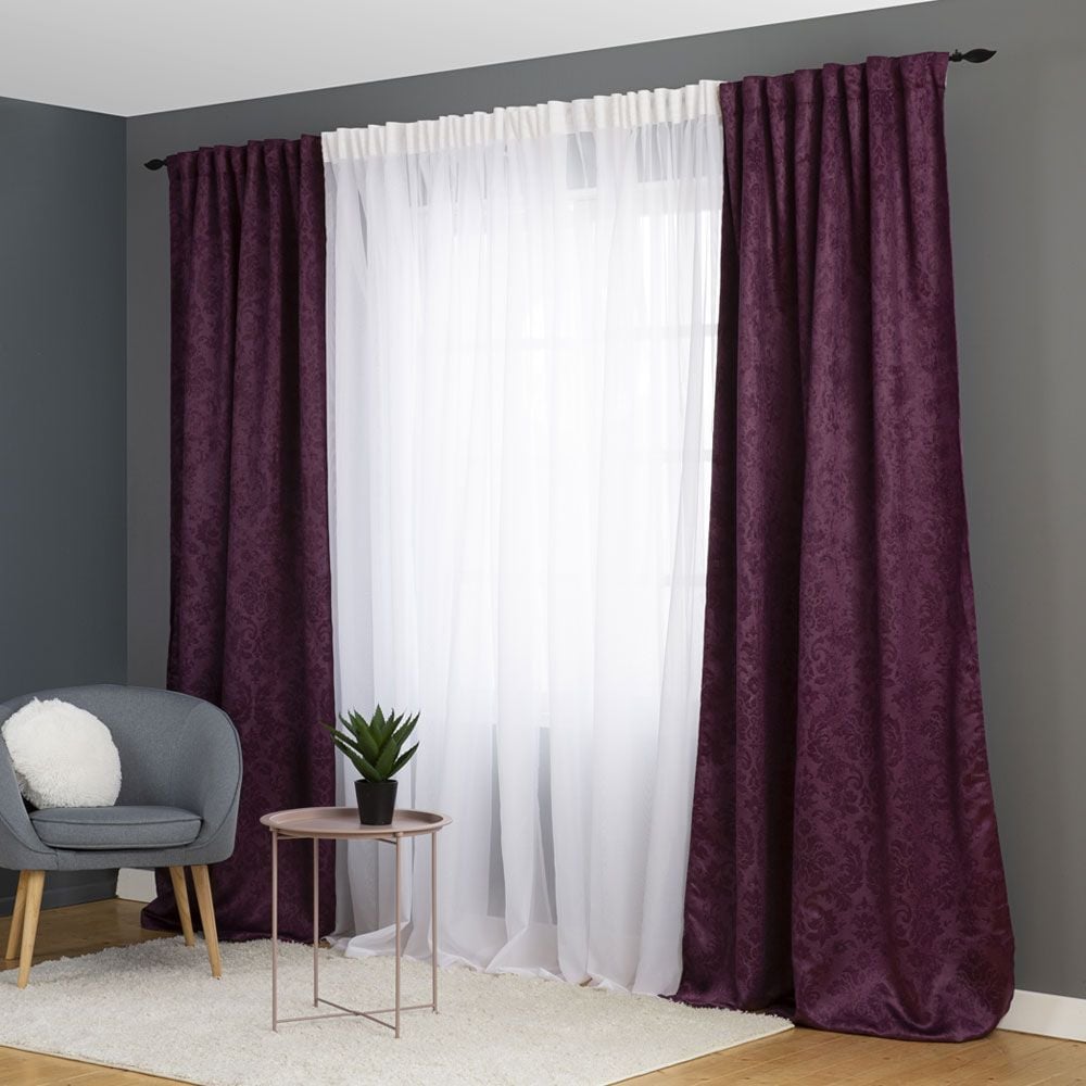 Daļēji aptumšojošs aizkars SKYLAR 140x245