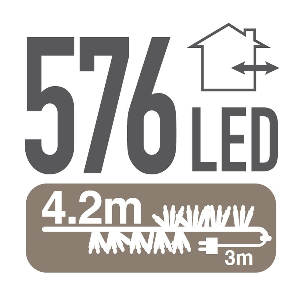 576 LED lampiņu virtene SAGI
