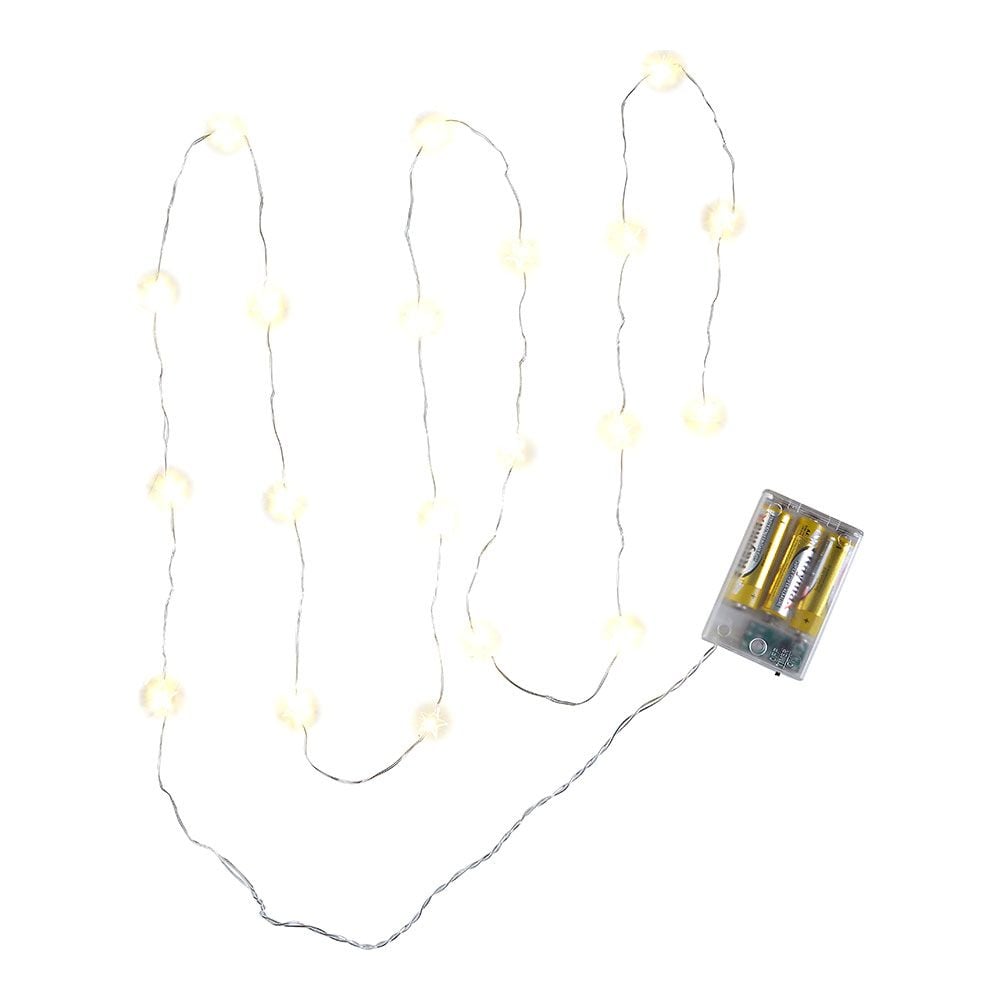 20 LED lampiņu virtene STAR