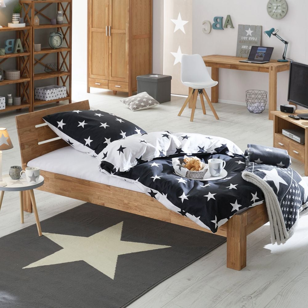 Gultas rāmis OLSKER 144 x 216 x 80 cm (guļamplatība: 140 x 200 cm ...