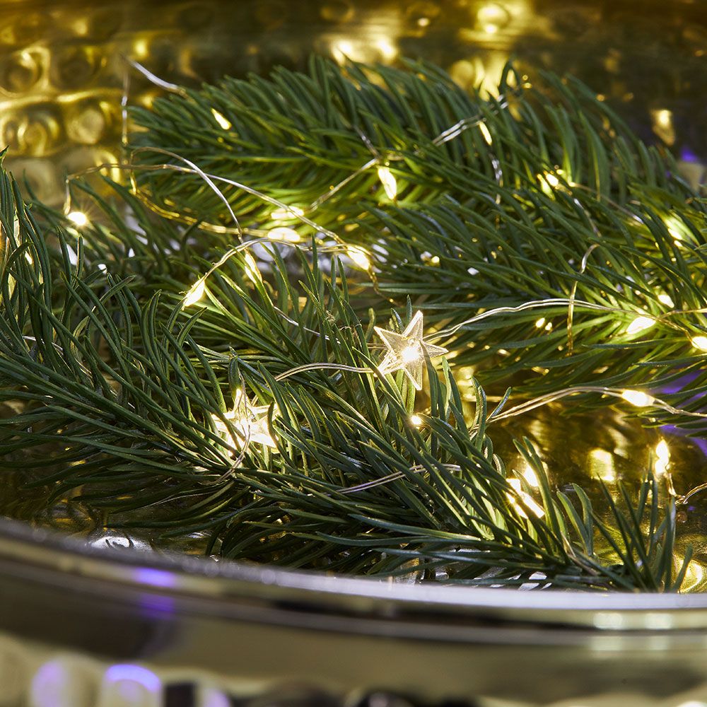 20 LED lampiņu virtene STAR