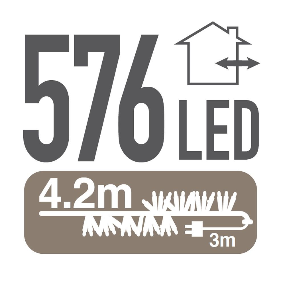 576 LED lampiņu virtene SAGI