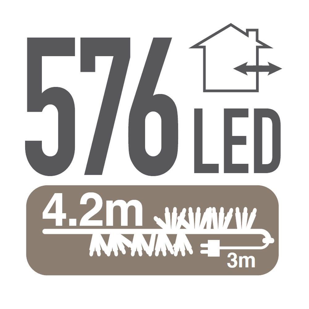 576 LED lampiņu virtene SAGI