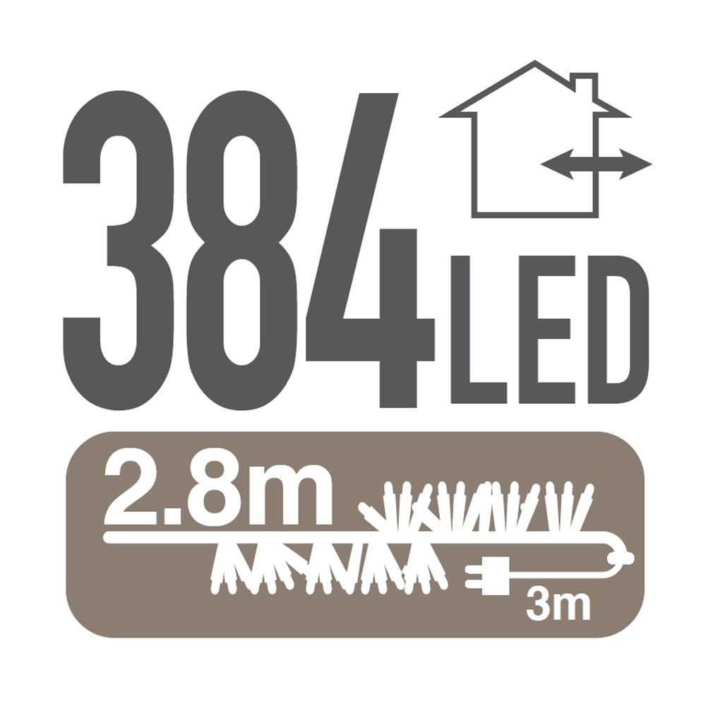 384 LED lampiņu virtene SAGI