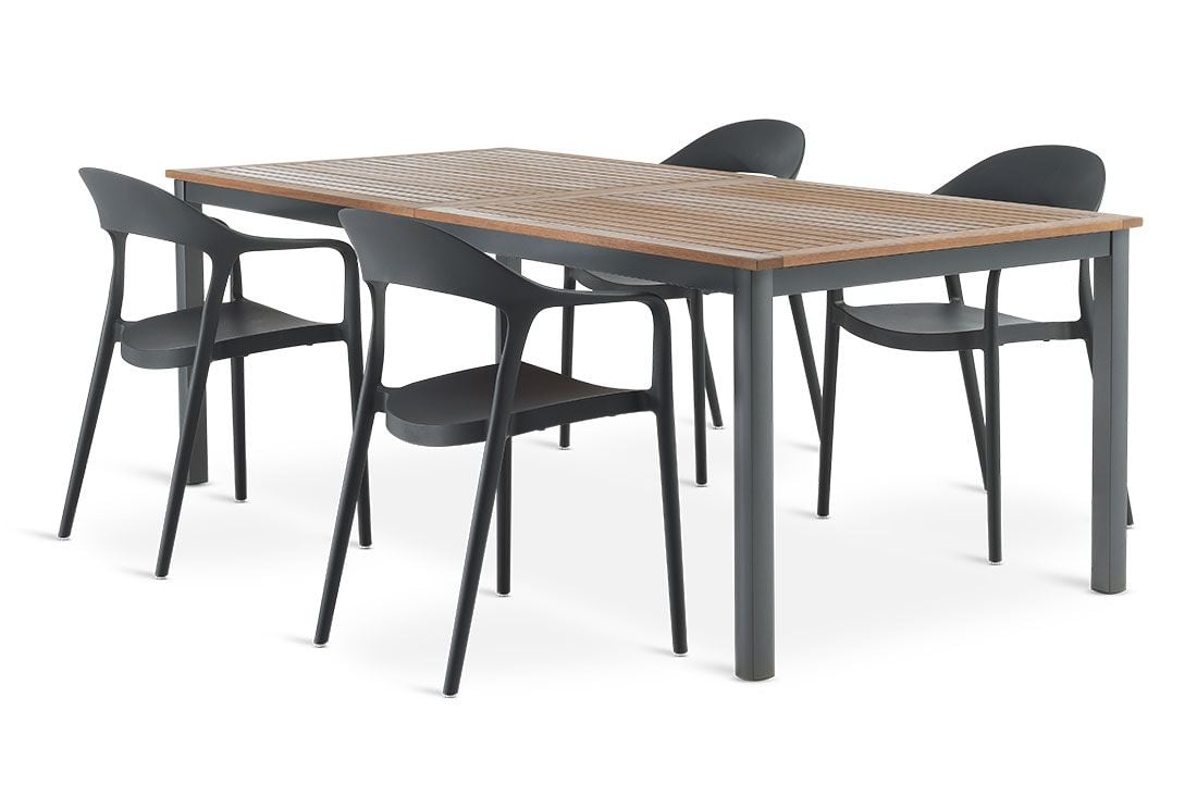 Dārza mēbeļu komplekts ULBJERG+NANNESTAD