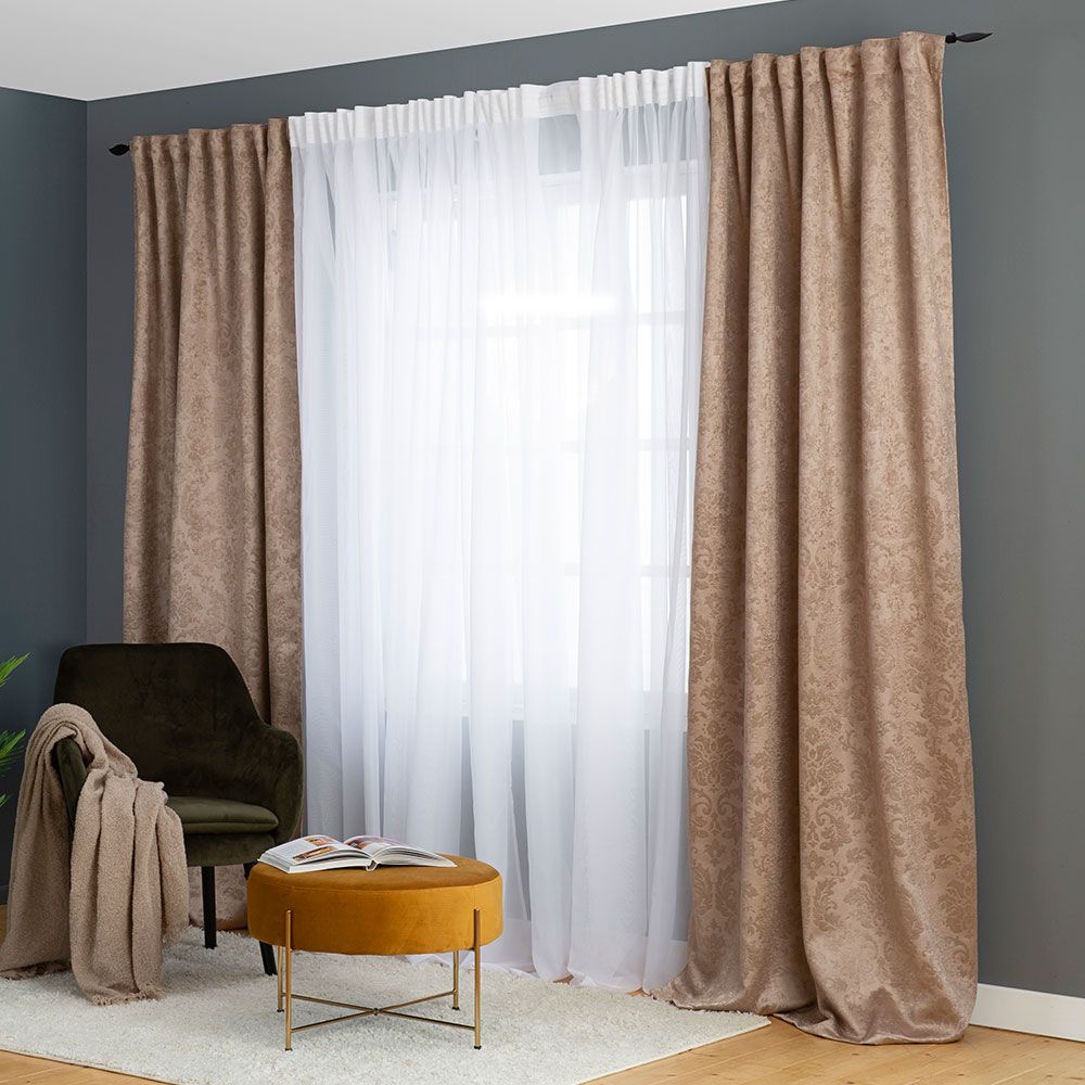 Daļēji aptumšojošs aizkars SKYLAR 140x245