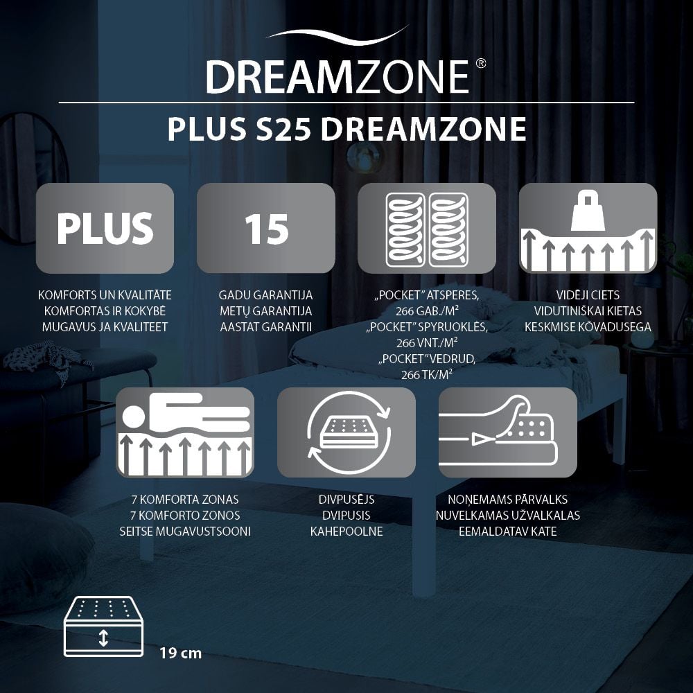 Matracis POCKET COMFORT S25 DREAMZONE