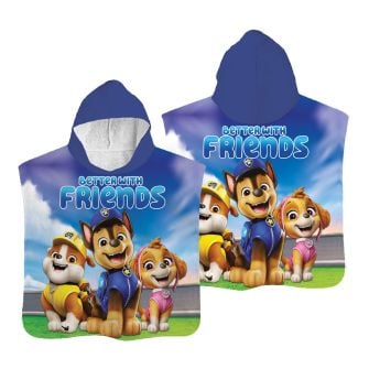 Vannas dvielis-pončo PAW PATROL
