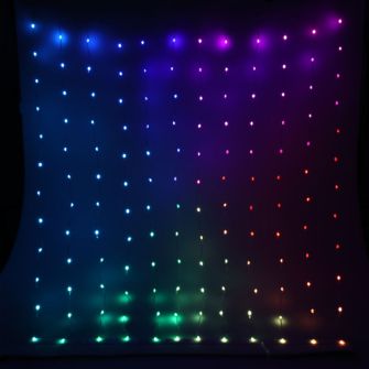 400 LED lampiņu virtene–aizkars SOLEN