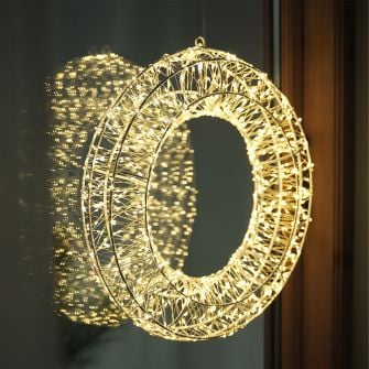 960 LED dekorācija–vainags SPESSARTIN