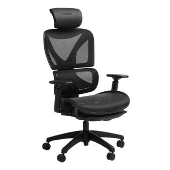 Ergonomisks datorspēļu krēsls ar kāju balstu GERLEV