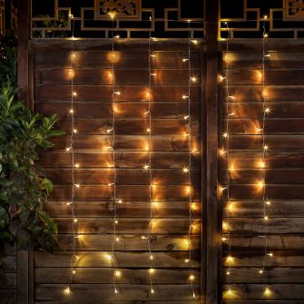 96 LED lampiņu virtene–aizkars HERJE