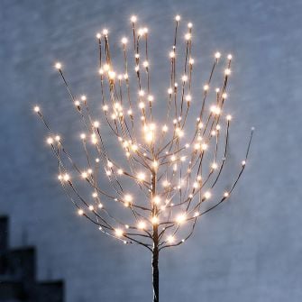 140 LED gaismas dekorācija koks AQUARIUS
