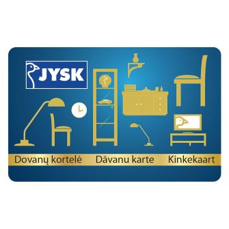 JYSK elektroniskā dāvanu karte 50€ (izmantošanai tikai JYSK.lv)