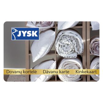 JYSK elektroniskā dāvanu karte 20€ (izmantošanai tikai JYSK.lv)