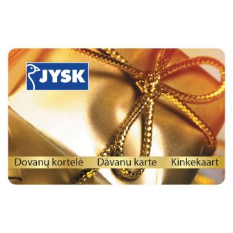 JYSK elektroniskā dāvanu karte 100€ (izmantošanai tikai JYSK.lv)