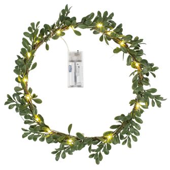 LED Ziemassvētku vainags FENJA
