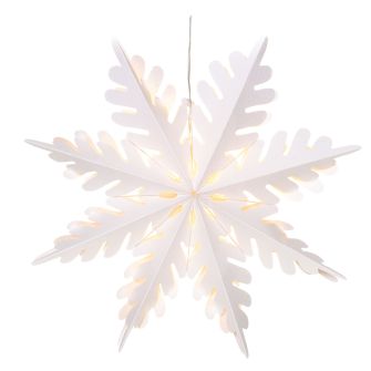 20 LED papīra sniegpārsla BUAKOLLEN