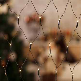 160 LED lampiņu virtene - tīkls SAGI