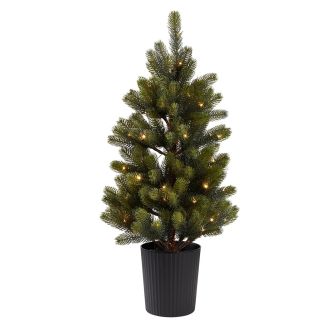 60 LED Ziemassvētku eglīte podiņā BERLINGR 90cm
