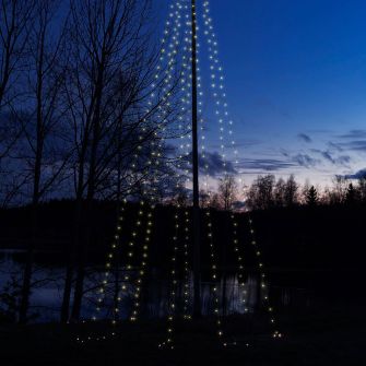 400 LED lampiņu virtene karoga mastam STOREGUT