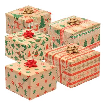 Dāvanu iesaiņojamais papīrs JULEMANDEN KRAFT