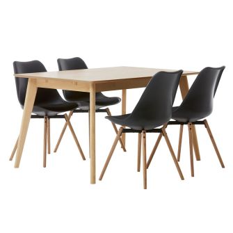 Pusdienu mēbeļu komplekts KALBY+KASTRUP 4