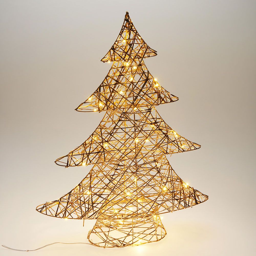 60 LED dekorācija–eglīte SVARTNUTEN